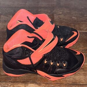 Nike LeBron Soldier 8 'Black & Orange shoes